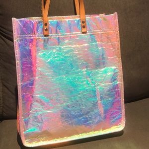 J Crew Iradescent Tote